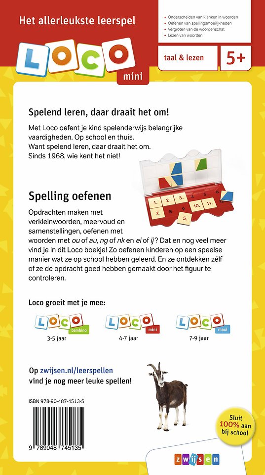 Loco mini oefenen met spelling