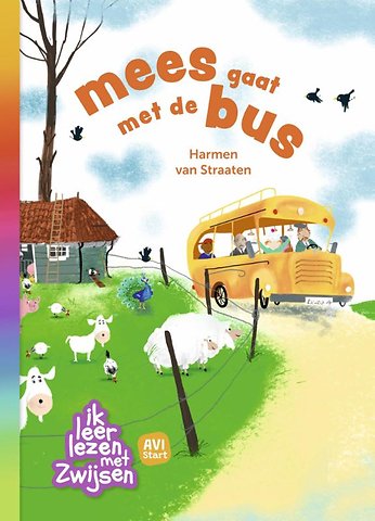 mees gaat met de bus