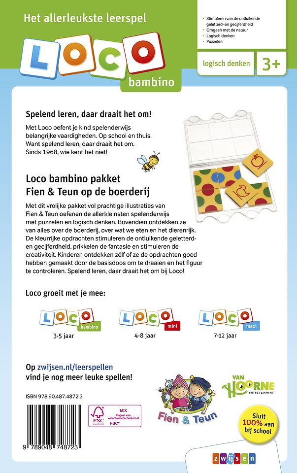 Loco bambino pakket Fien & Teun op de boerderij