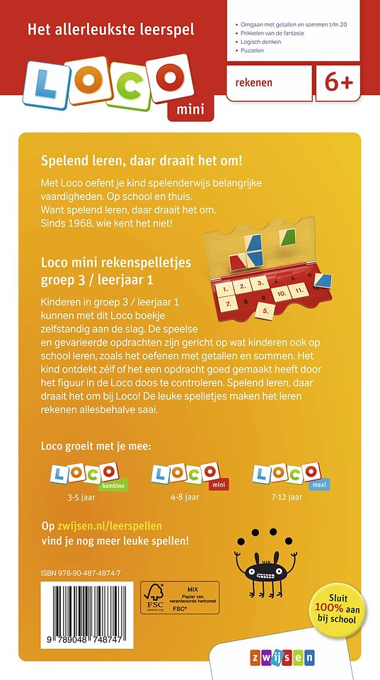 Rekenspelletjes groep 3 leerjaar 1