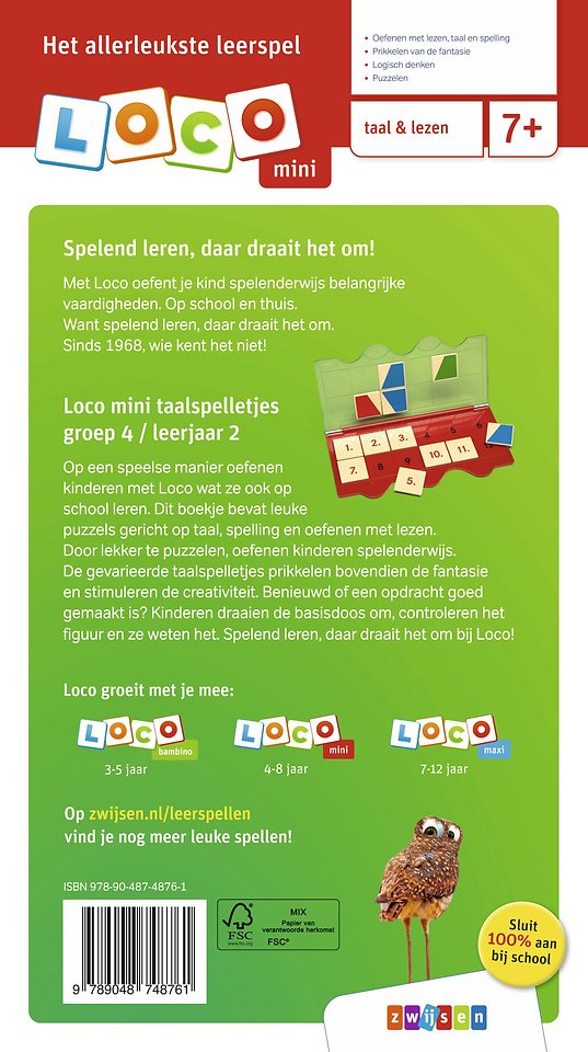 Taalspelletjes groep 4 leerjaar 2