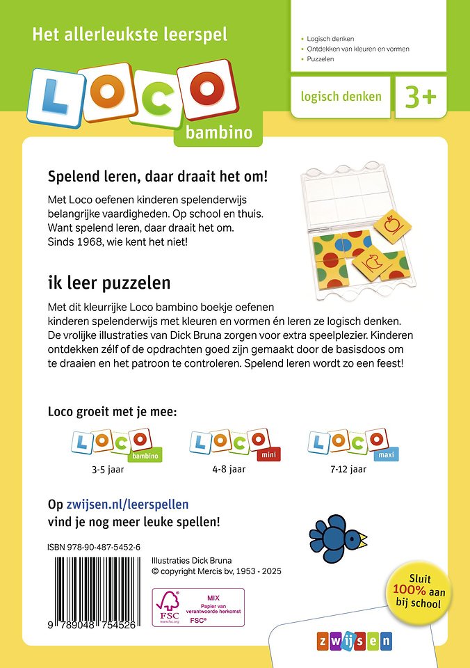 nijntje ik leer puzzelen 3-5 jaar