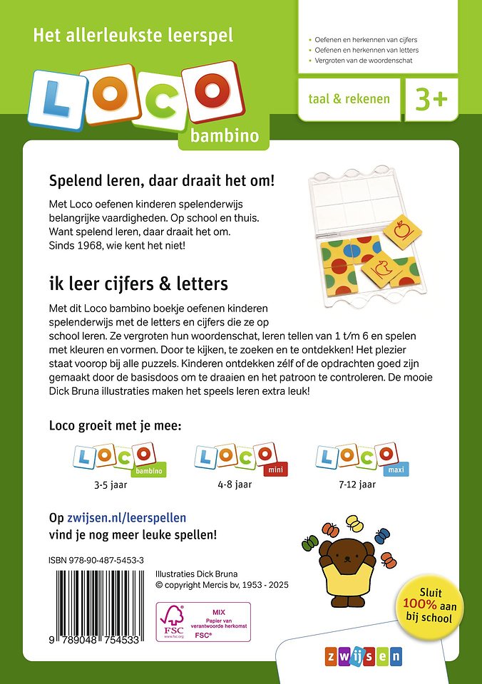 nijntje ik leer cijfers & letters 3-5 jaar