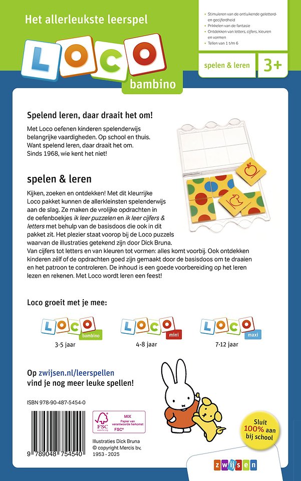 nijntje pakket spelen & leren 3-5 jaar