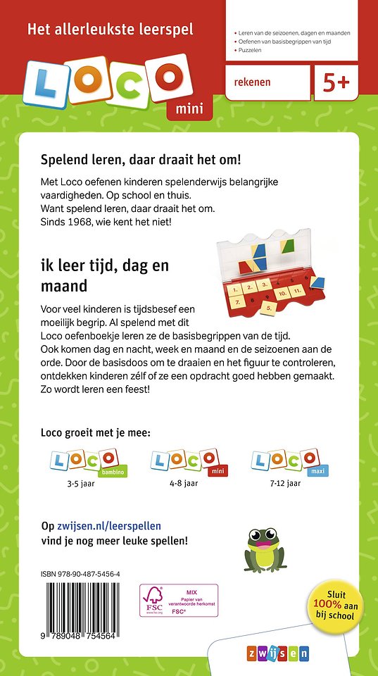 Loco mini ik leer tijd, dag en maand