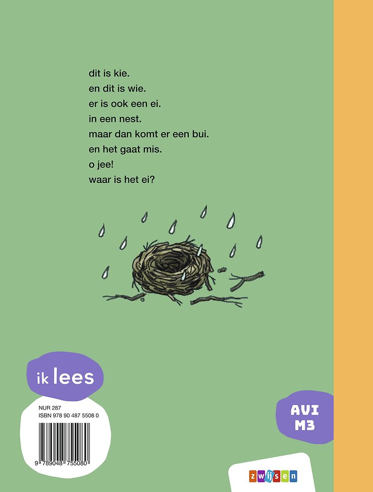 het ei is weg!