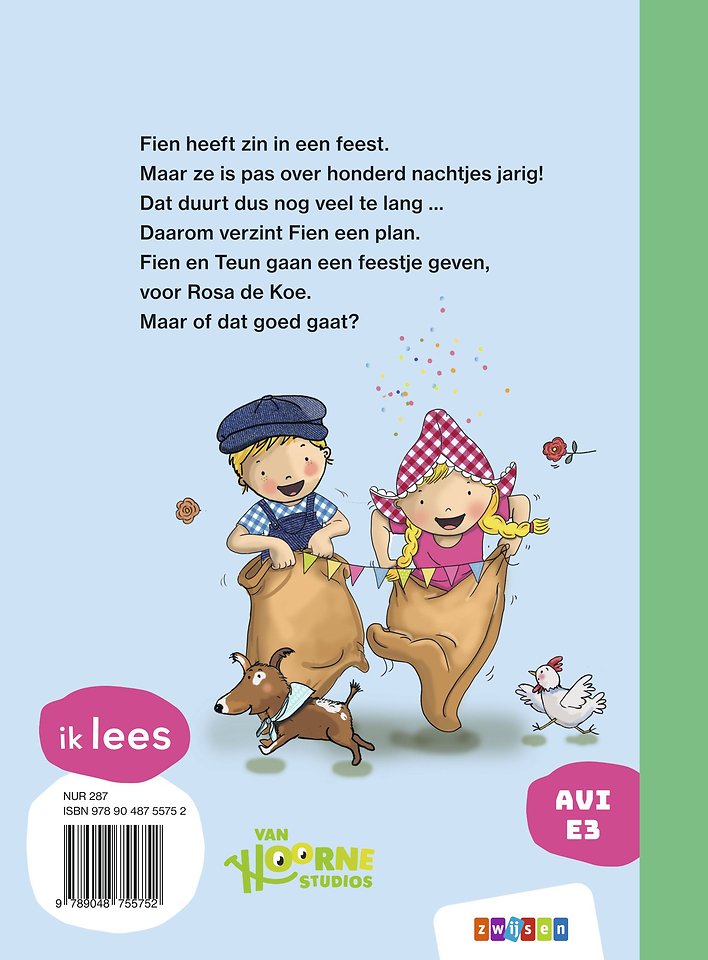 Een feestje voor Rosa de koe