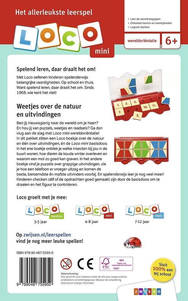 Loco mini Weetjes over natuur & uitvindingen 6-8 jaar