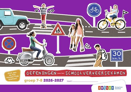 Oefeningen voor het schoolverkeersexamen groep 7-8 2026-2027