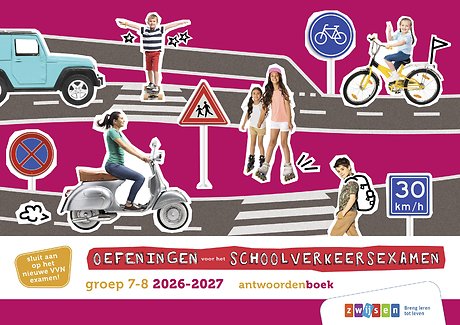 Oefeningen voor het schoolverkeersexamen Groep 7-8 2026-2027 Antwoordenboek