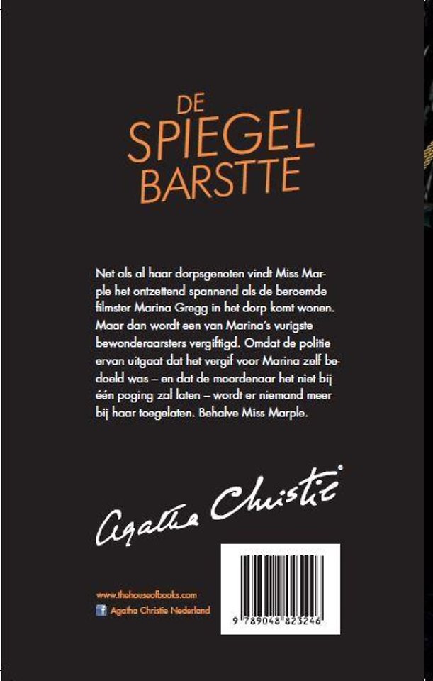 De spiegel barstte