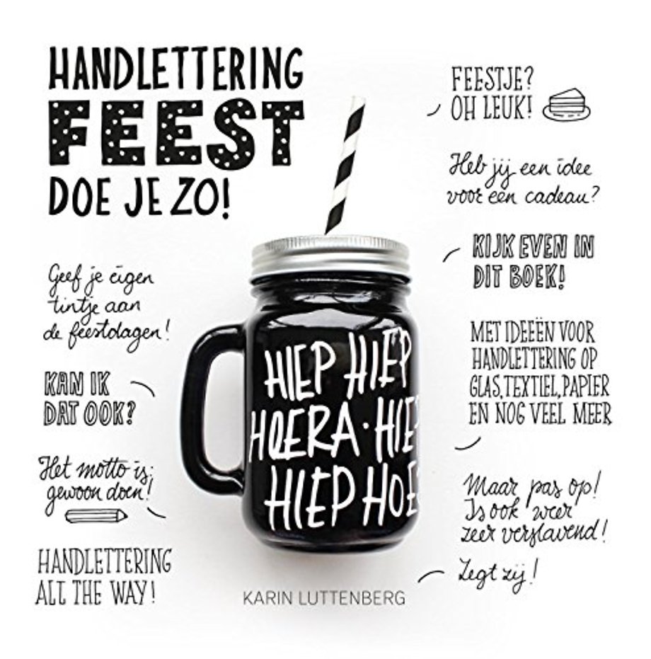 Handlettering FEEST doe je zo!