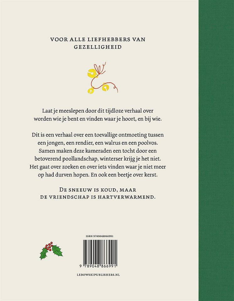 De jongen, de walrus, het rendier en de poolvos