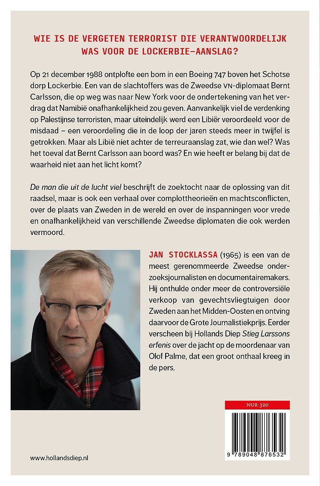 De man die uit de lucht viel