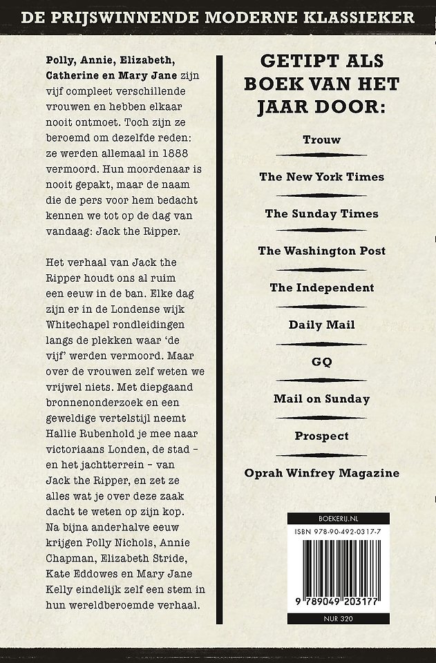 De vijf van Whitechapel