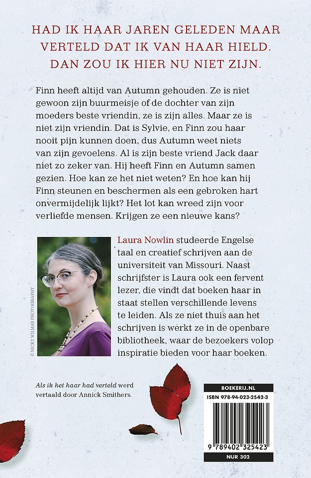 Als ik het haar had verteld