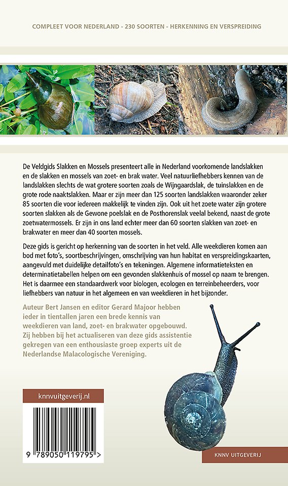 Veldgids Land- en zoetwatermollusken