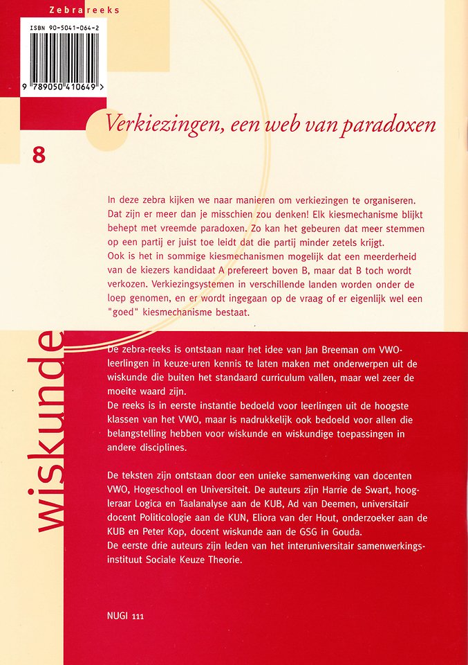 Verkiezingen, een web van paradoxen