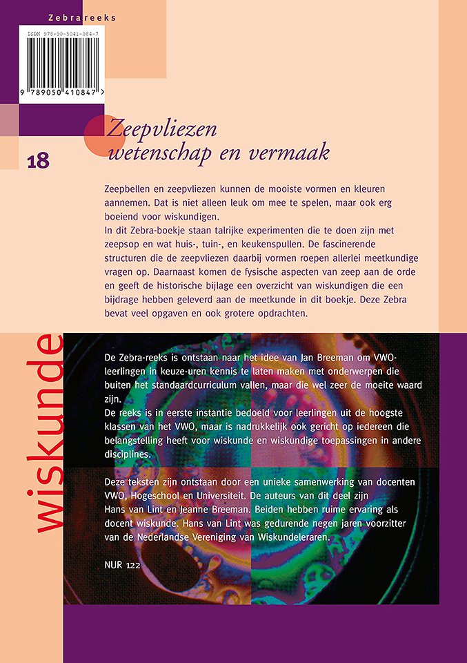 Zeepvliezen Wetenschap en vermaak