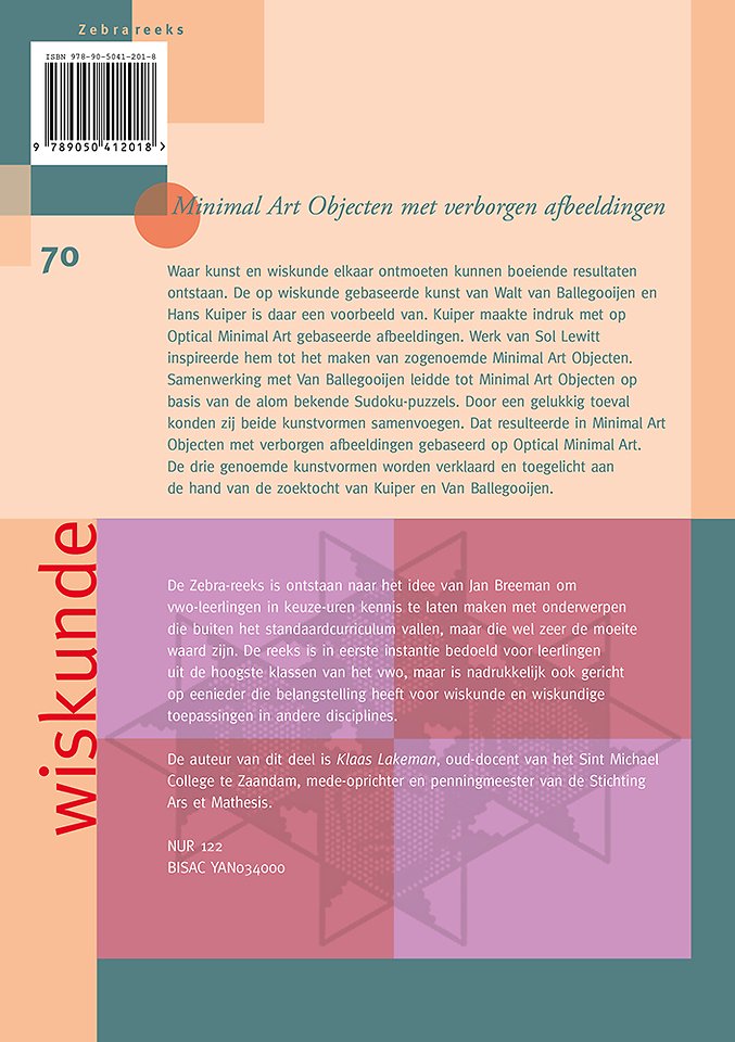 Minimal Art Objecten met verborgen afbeeldingen