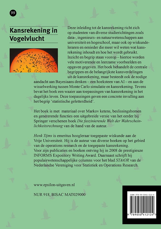 Kansrekening in vogelvlucht