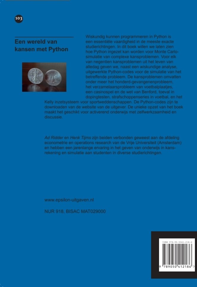 Een wereld van kansen met Python
