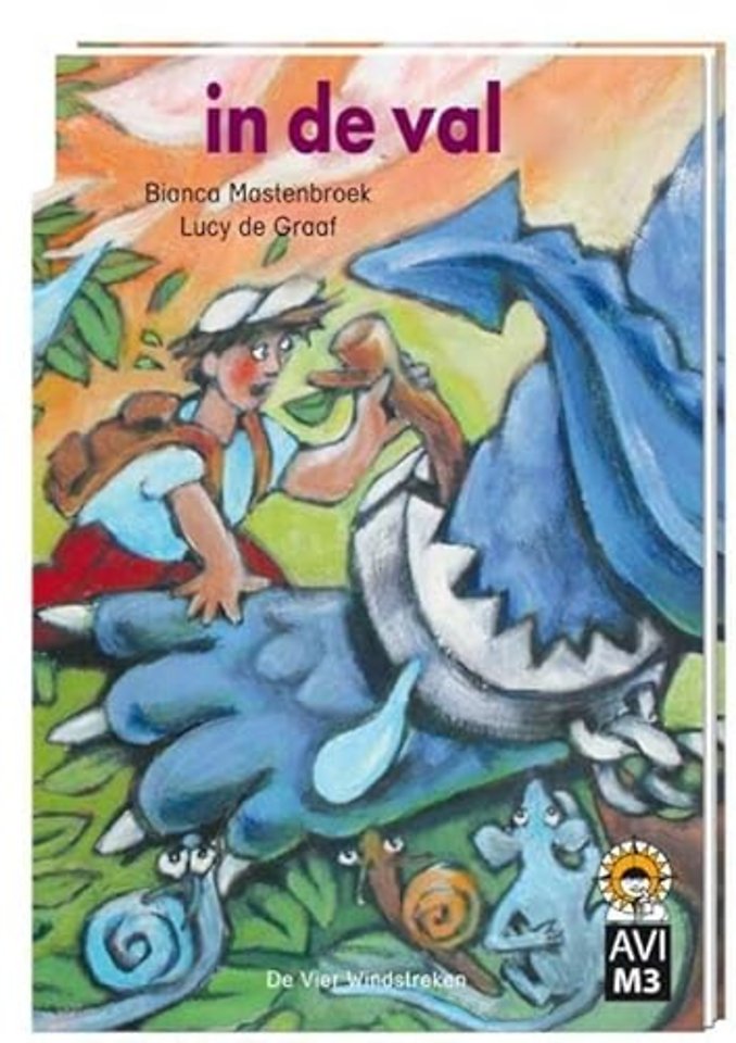 In de val