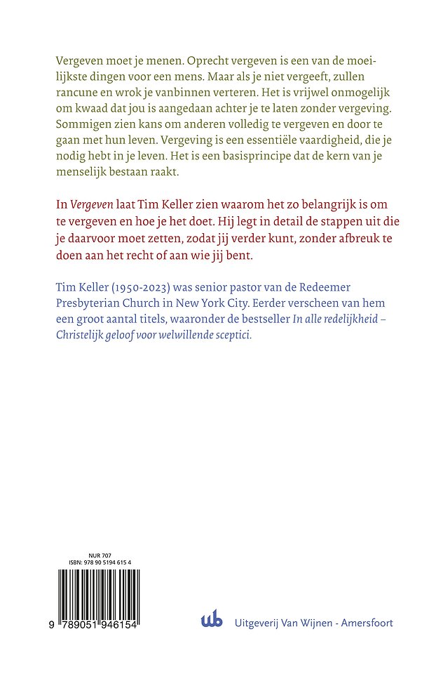 Vergeven
