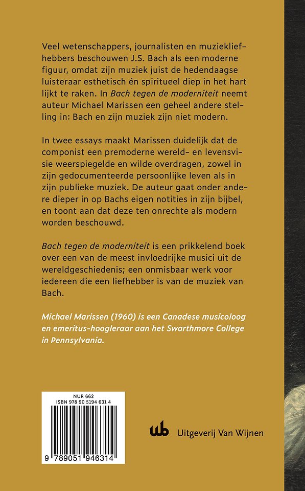 Bach tegen de moderniteit