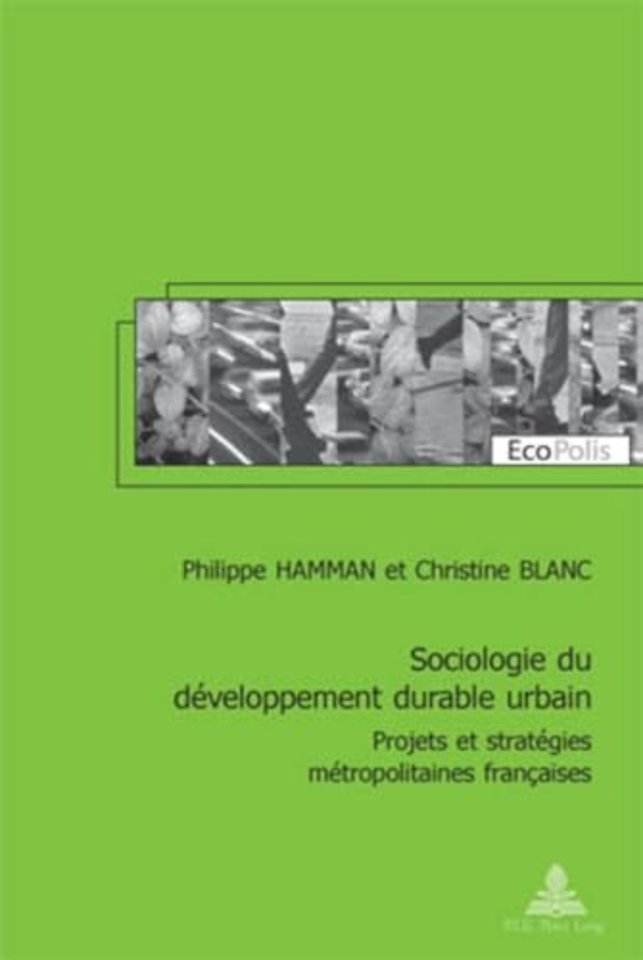 Sociologie Du Developpement Durable Urbain