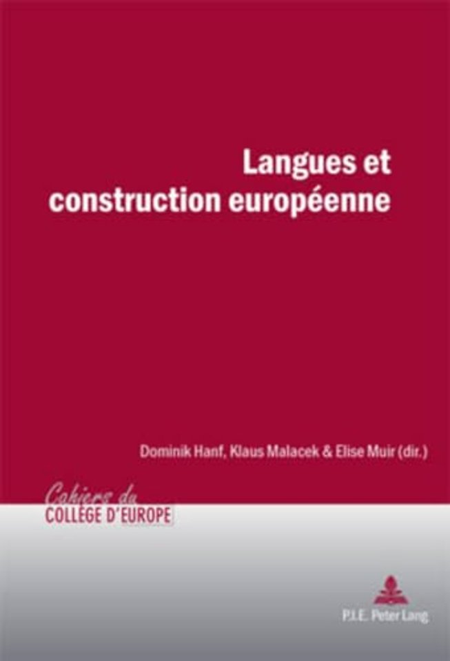 Langues et construction europeenne