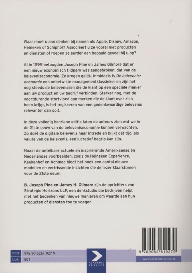 De beleveniseconomie