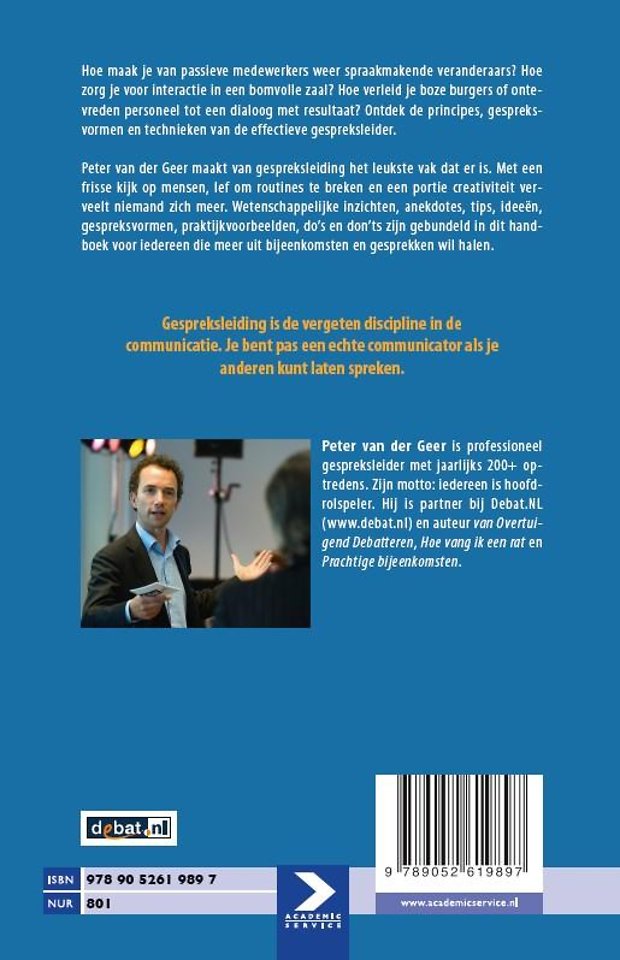 De gespreksleider