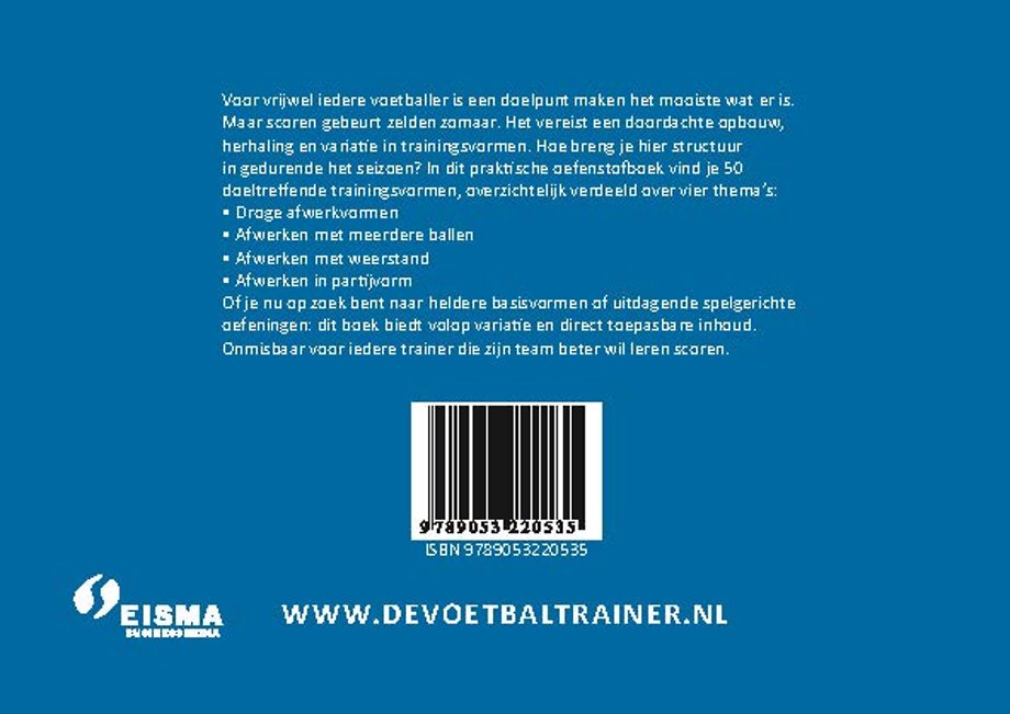 Trainen op afwerken