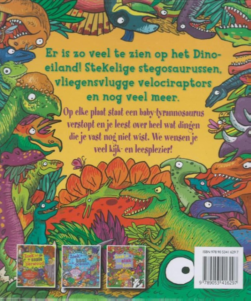 Zoek de dinosaurus op het eiland