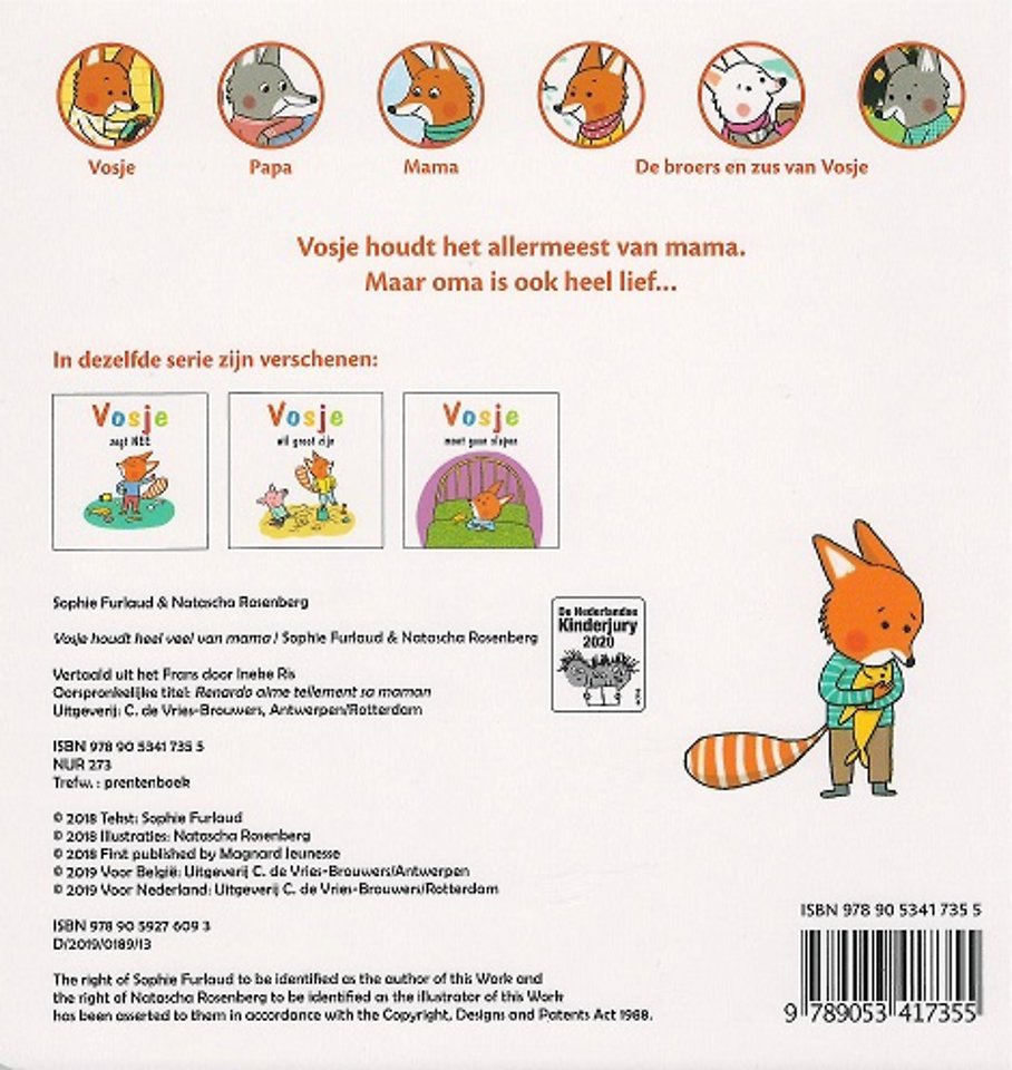 Vosje houdt heel veel van mama