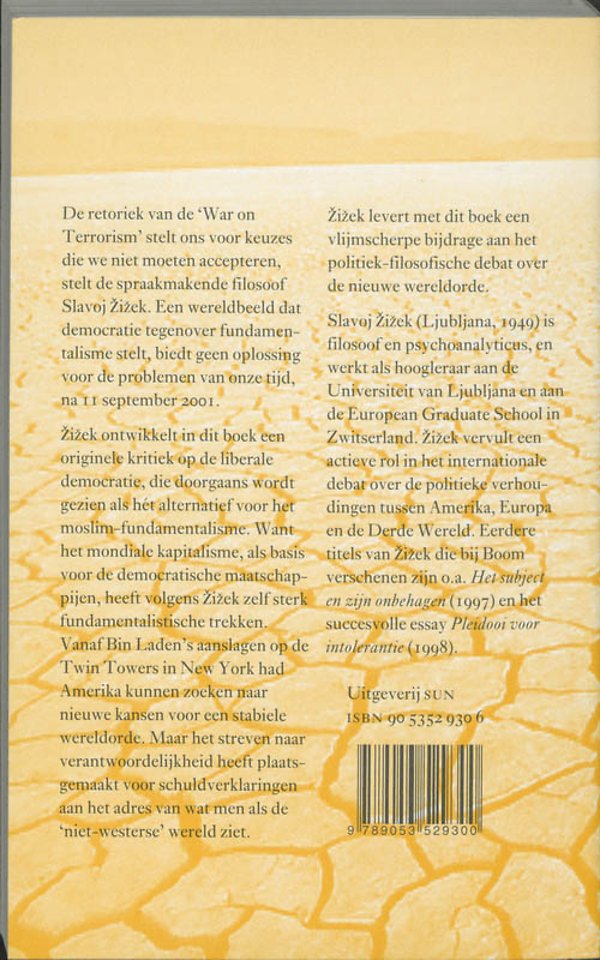 Welkom in de woestijn van de werkelijkheid