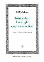 Recht, orde en burgerlijke ongehoorzaamheid