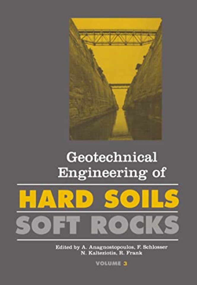 Anagnostopoulos Geotechnical Engineering Hard Soil Soft Rock