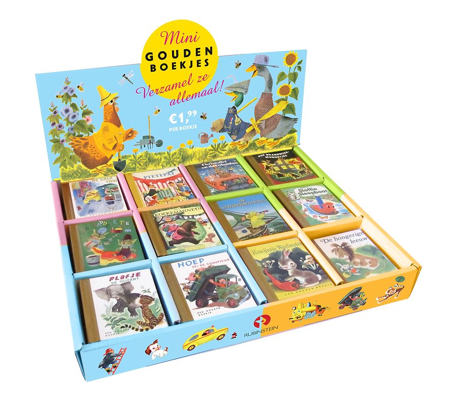 Mini Gouden Boekjes display 12x5 ex Serie I