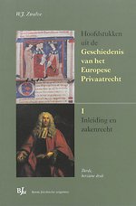 Hoofdstukken uit de Geschiedenis van het Europese Privaatrecht I