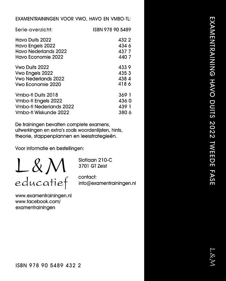 Examentraining Havo Duits 2022