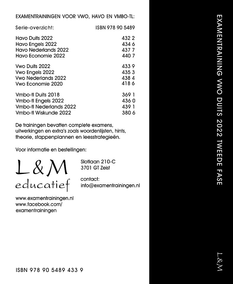 Examentraining Vwo Duits 2022