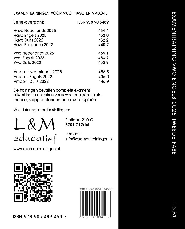 Examentraining Vwo Engels 2025