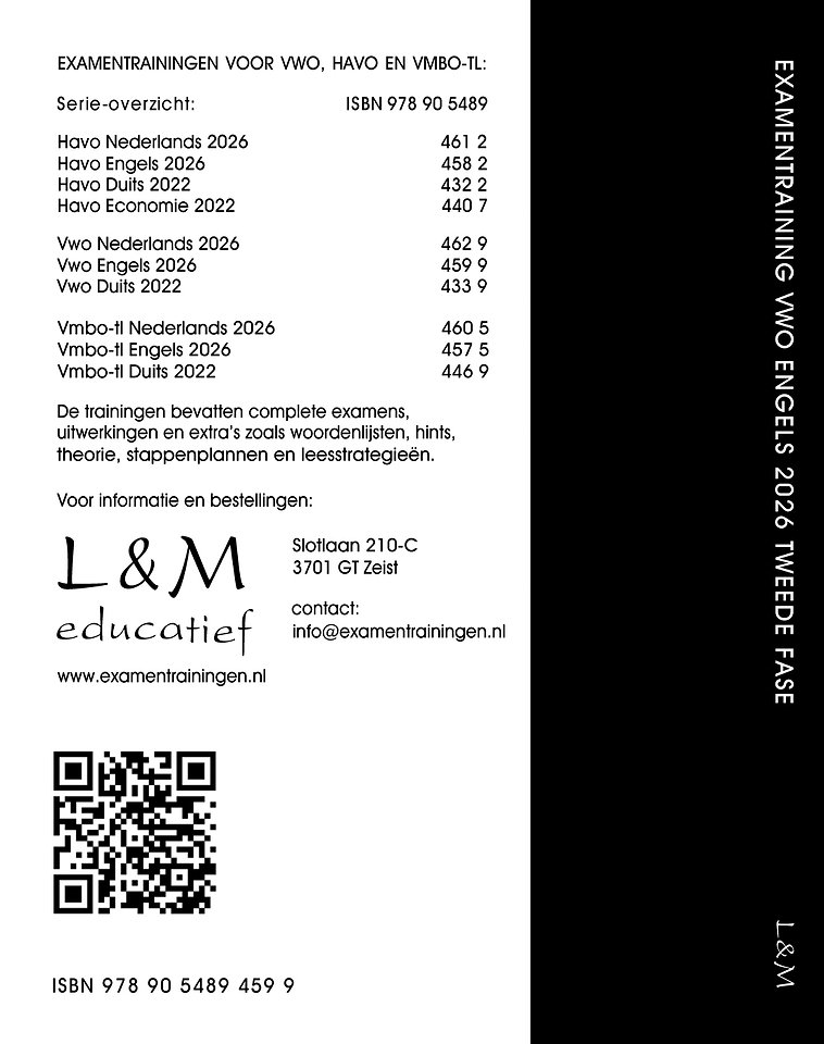 Examentraining vwo Engels 2026
