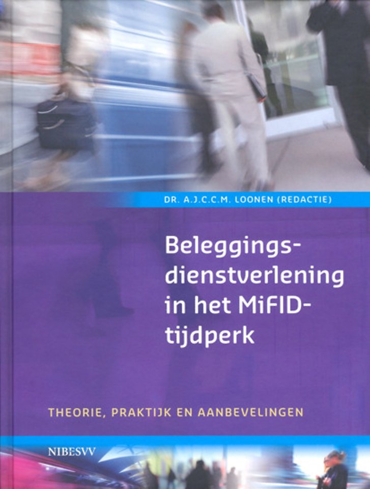 Beleggingsdienstverlening in het MiFID-tijdperk