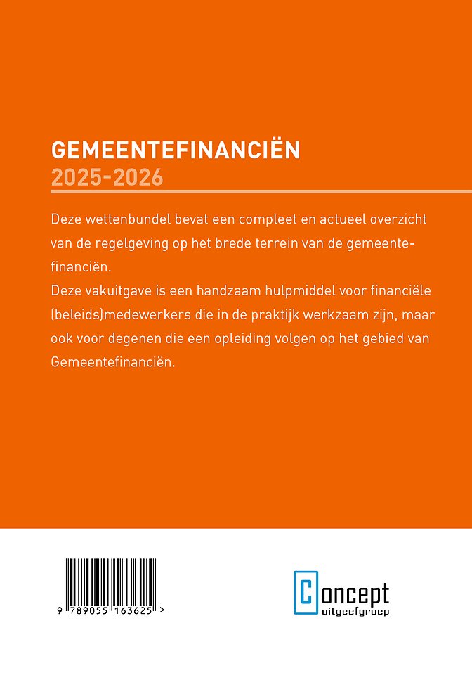 Gemeentefinanciën 2025-2026