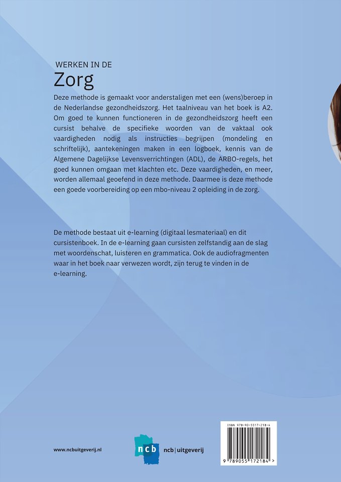 Nieuwe Start! Werken in de Zorg A2