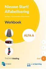 Nieuwe Start Alfabetisering Werkboek Alfa A Deel 4 + e-learning