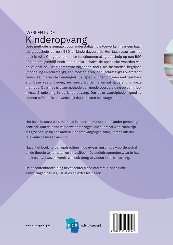 Werken in de Kinderopvang